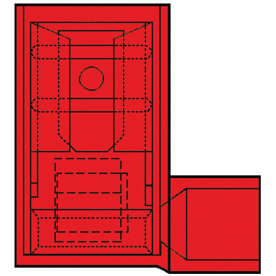 Klemko Vlaksteker 0,5-1,65 rood