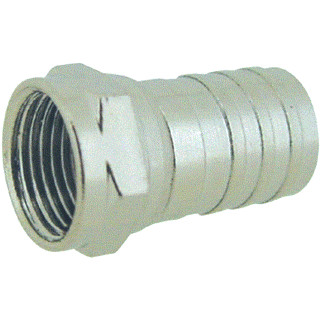 Klemko Connector coax 12 vaste bus male