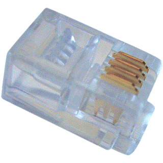 Klemko Klem plug RJ10 RND.mass.