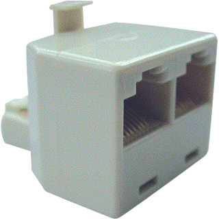 Klemko Klem RJ11 T-adapter MFF recht