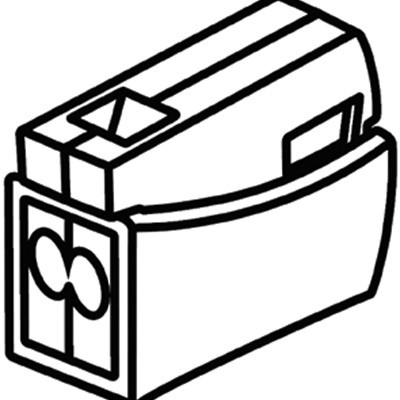 Klemko Lasklem wit 2xmassief 1xsoepel draad 0,5-2,5MM2