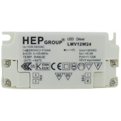 Klemko Leddriver constante spanning 24V max 12W