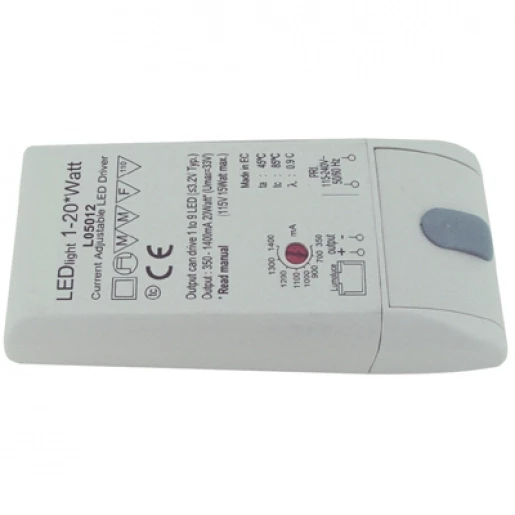 Klemko Leddriver constante stroom Leddriver Constante stroom 350-1400ma, 20W