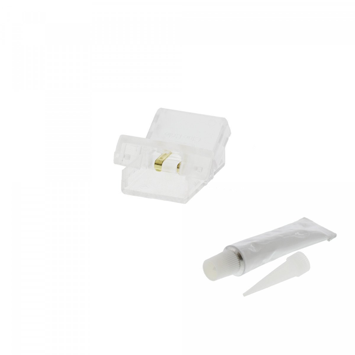 Klemko Ledstrip accessoires Ledstrip doorverbinder, mono, voor 8MM PCB