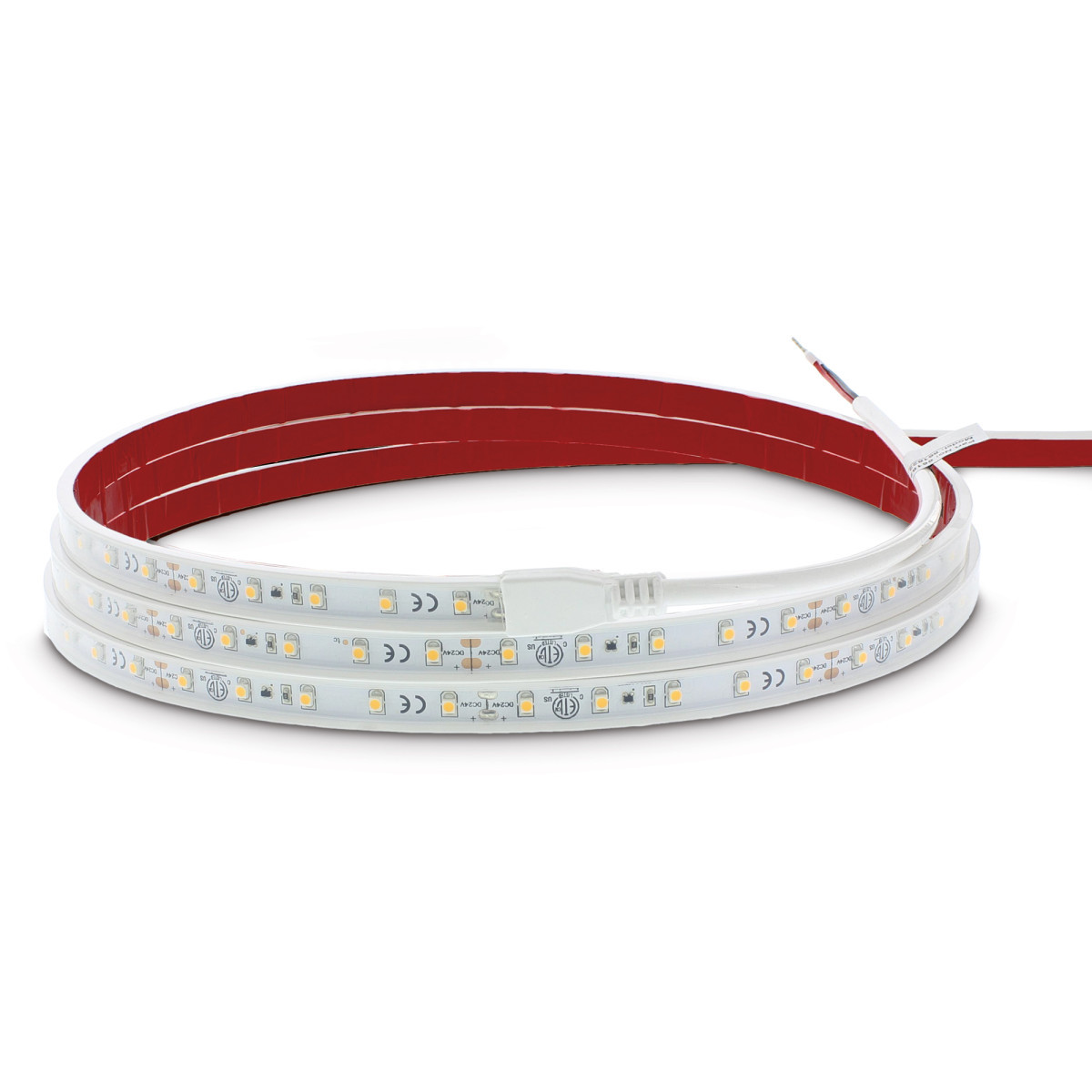 Klemko Lumiko ledstrips Bright Ledstrip ip67, 4.8W P/M, 2400K, rol van 5 meter