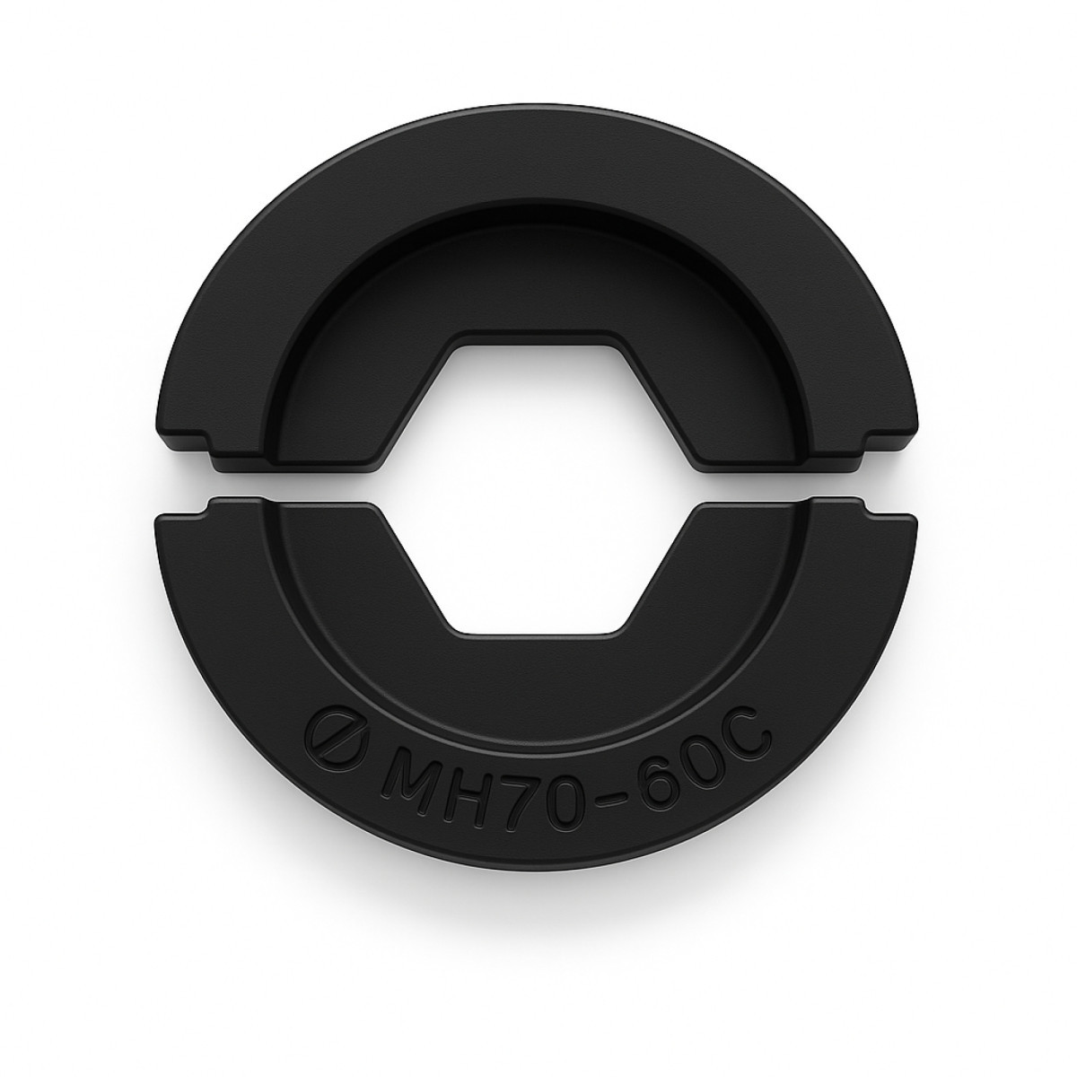 Klemko Matrijsset type C Matrijsset Type C, 60KN, hexagonaal, 70MM2 voor 906000/906052
