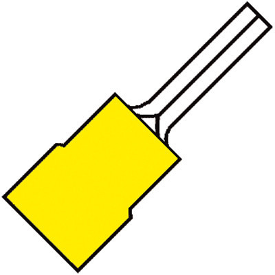 Klemko Nylon geïsol.pensteker P13,5 V.draad 4,0-6,0MM2