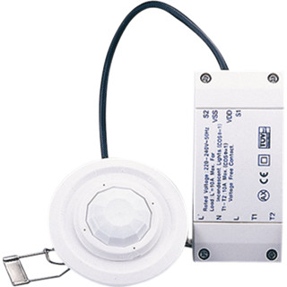 Klemko bewegingsschakelaar Presentiemelder Wit IP40 30/360° Klemko bewegingsschakelaar Presentiemelder Wit IP40 30/360°