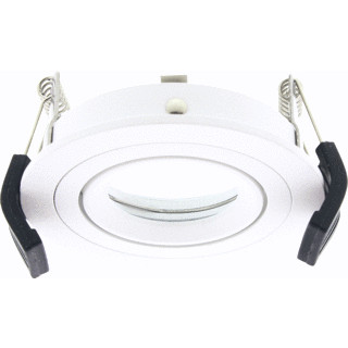 Lumiko Modulaire behuizing mechanisch toebehoor armatuur rond kantelbaar wit aluminium