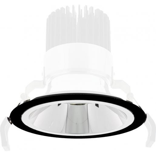 Lumiko Juno ronde pasring zwart aluminium