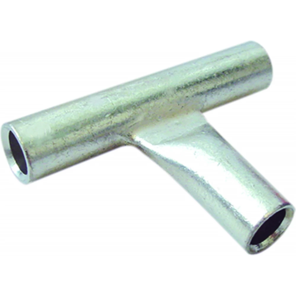 Klemko T - Verbinders Ongeïsol. T - verbinder, 3 X 6 MM2, din40500