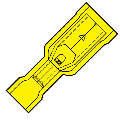 Klemko Vol.nylon geïsol.rondstekerhuls M5 V.4,0-6,0MM2 ea