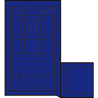 Klemko Vol.nylon geïsol.vlakst.6,3x0,8MM V.1,5-2,5MM2