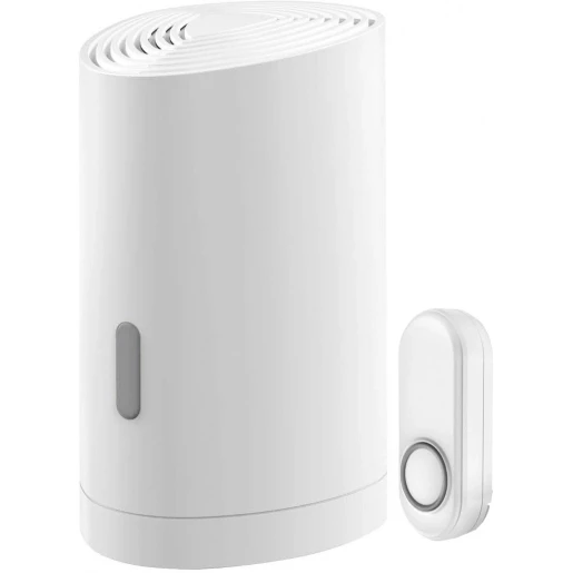 Klikaanklikuit Draagbare deurbelset 80DB DC wit 150M draadloos