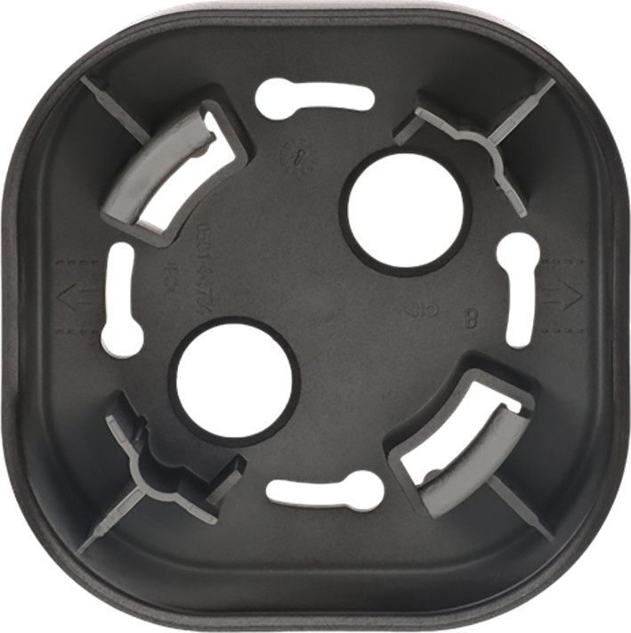 KNX BW opbouwbehuizing standaard matzwart