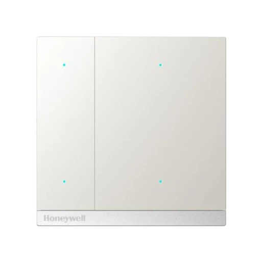 KNX Drukknop 4-weg, satijn-afgewerkte titanium