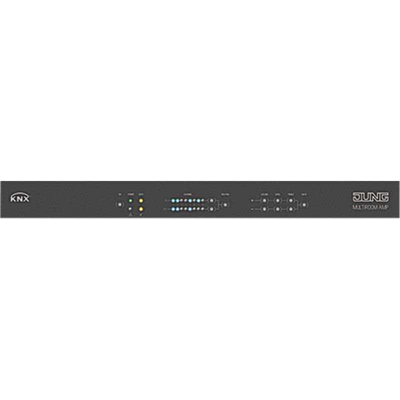 KNX Multiroom versterker, 8 ausgänge stereo