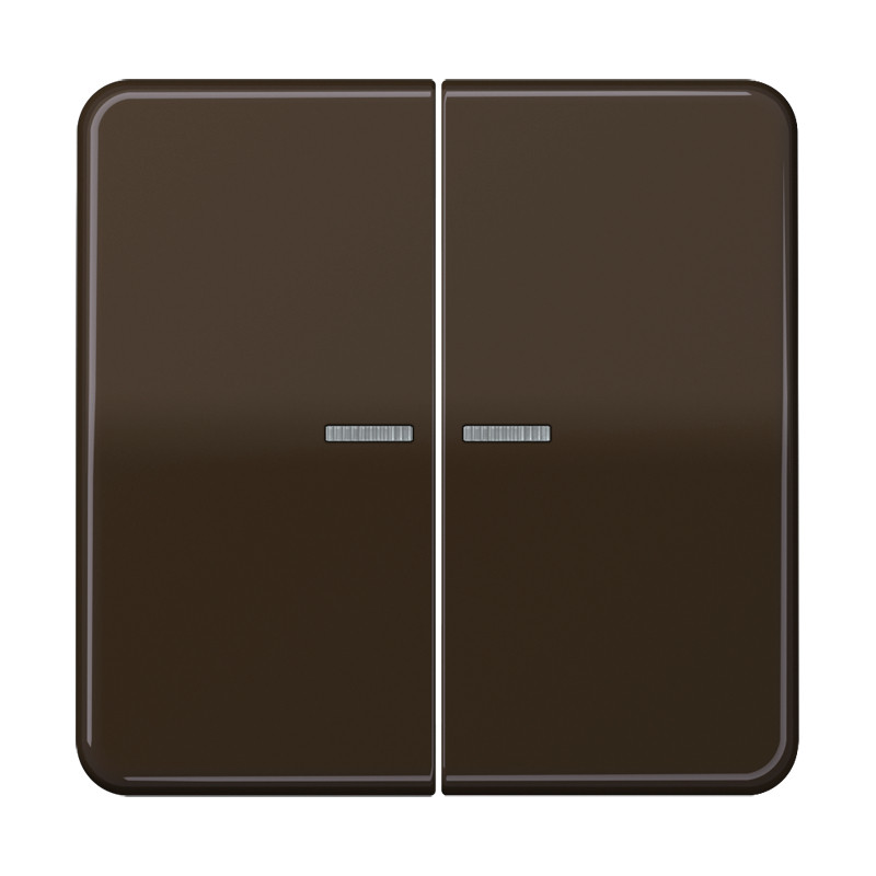 Jung CD range KNX RF-tastafd. 2V. CD500 bruin