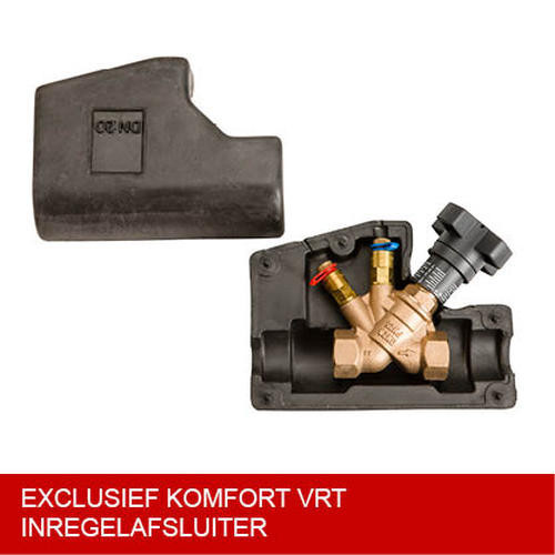 Komfort Appendage Isolatieschaal Voorinstelbaar inregelventiel DN50
