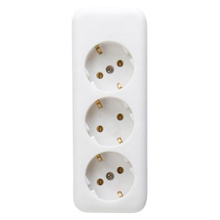 Kopp 3-voudige stekkerdoos los te bedraden zonder kabel