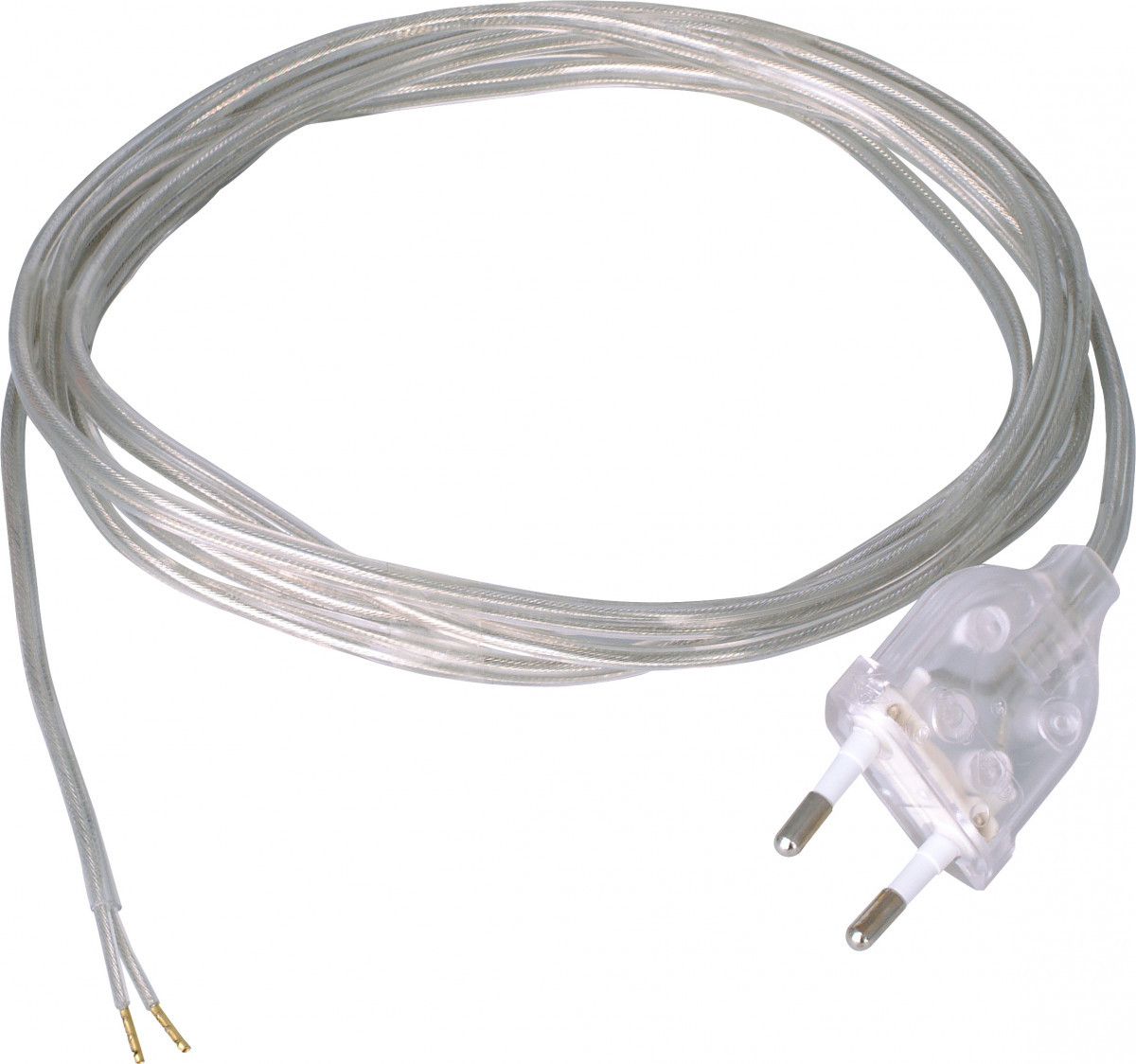 Kopp Aansluitsnoeren Aansluitsnoer Met stekker euro, 2 meter transparant