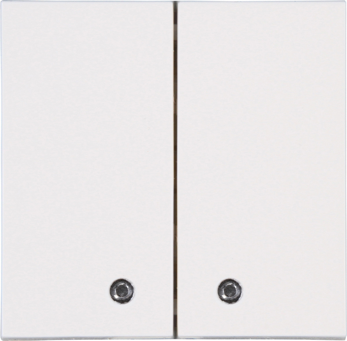 Kopp Blue-control HK07 - bedieningswip dubbel met transparent lens, helder wit