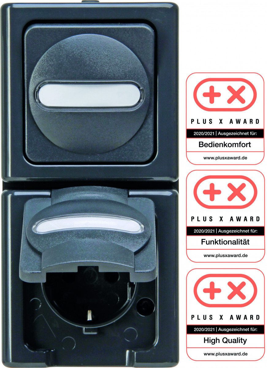 Blue Electric - combinatie 1V ra vert., antraciet