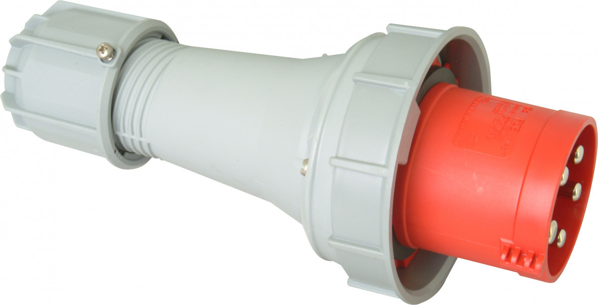Kopp CEE materiaal Cee Stekker 5P 63a 400V 6H ip67, rood