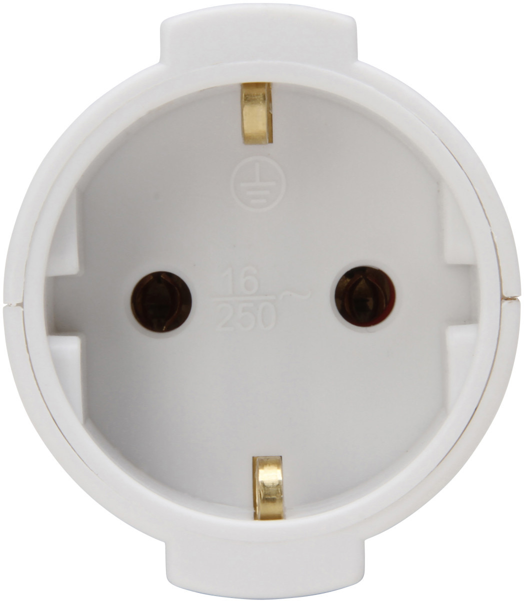 Kopp Stekkers & contrastekkers Contrastekker Ra, kunststof, helder wit