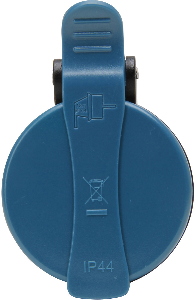 Kopp Stekkers & contrastekkers Contrastekker Ra, rubber, deksel, ip44, zwart