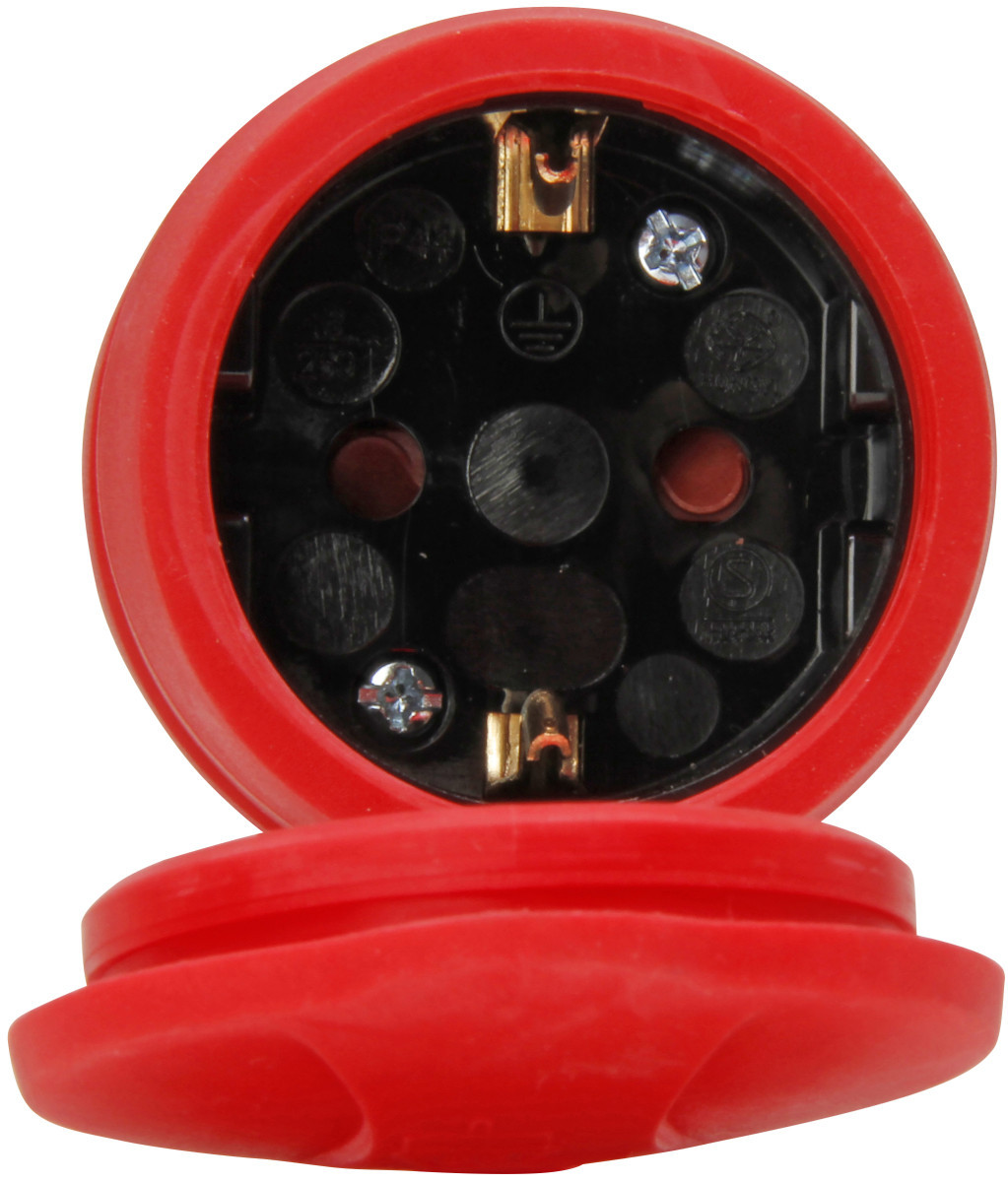 Kopp Stekkers & contrastekkers Contrastekker Ra, rubber, ip44, rood