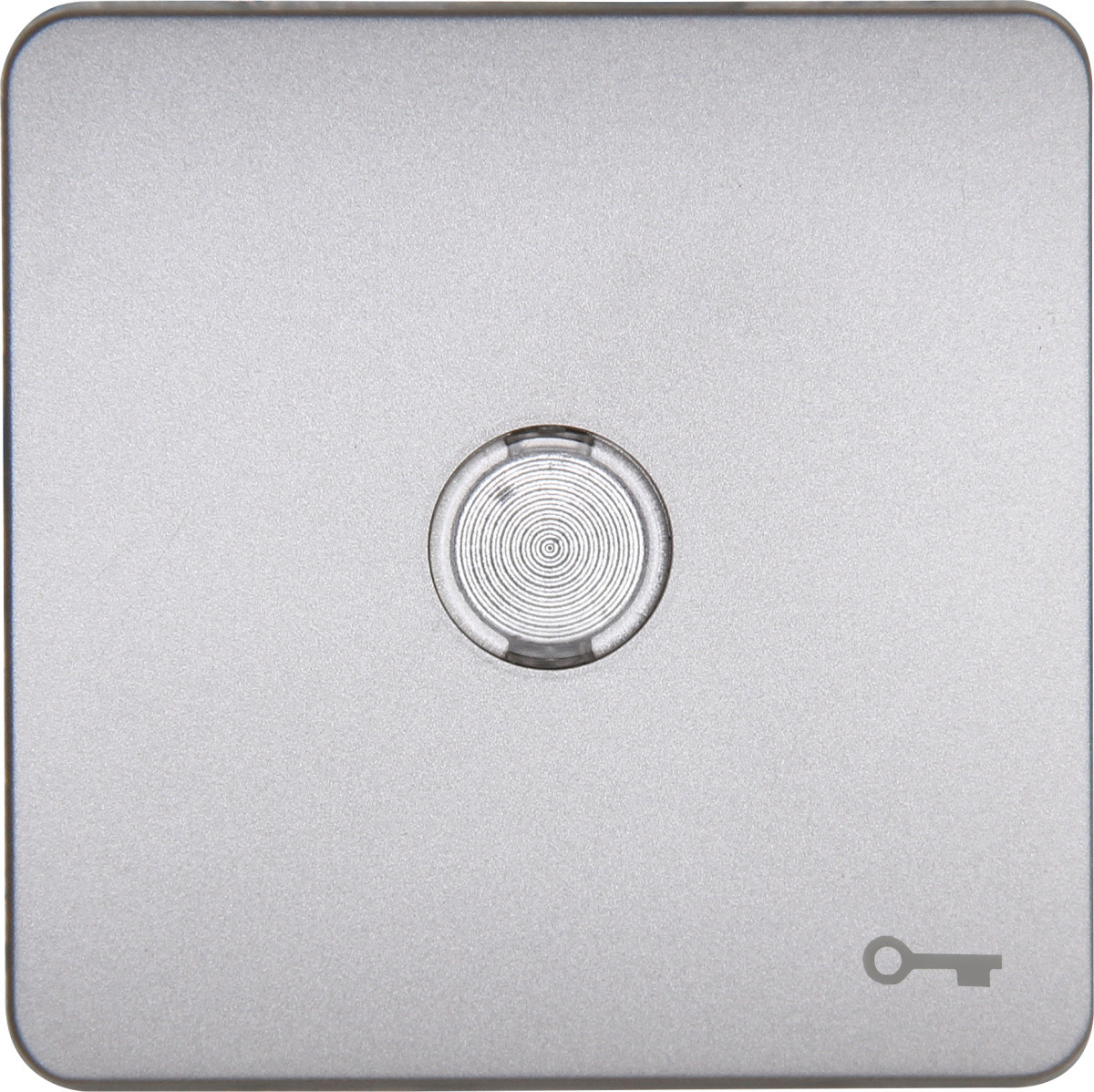 Kopp HK 02 HK02 - wip enkel met lens transparant, symbool "sleutel", kleur: staal