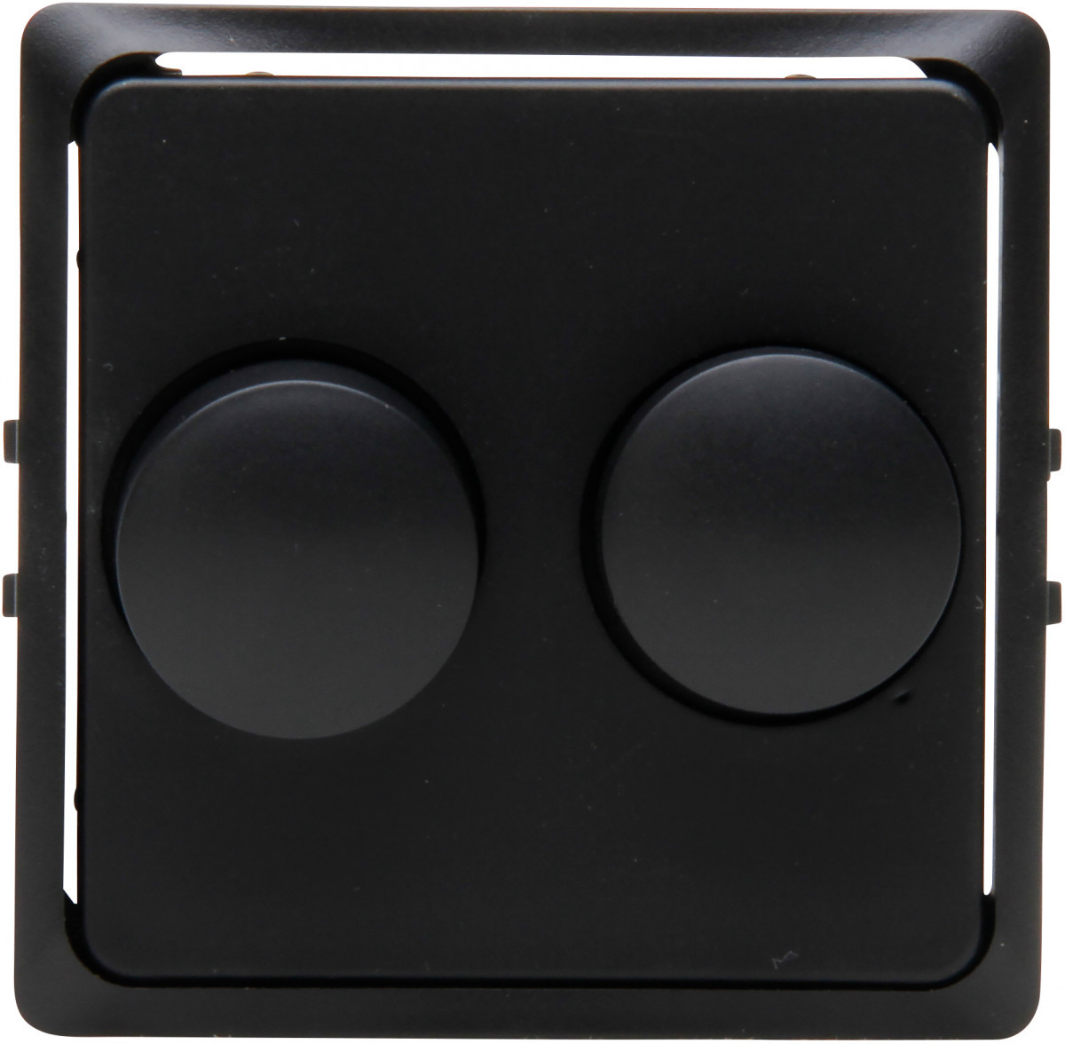 Kopp HK 05 HK05 - dimmerplaat duo, mat-zwart