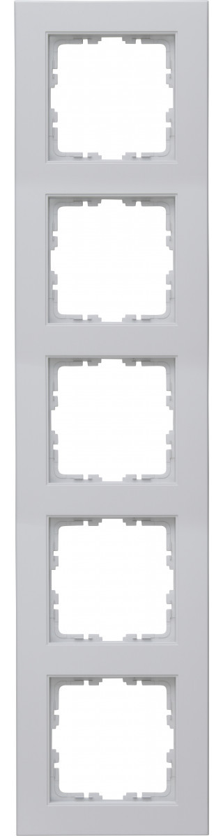 Kopp HK 07 HK07 - afdekraam 5-voudig mat-grijs Kopp HK 07 HK07 - afdekraam 5-voudig mat-grijs