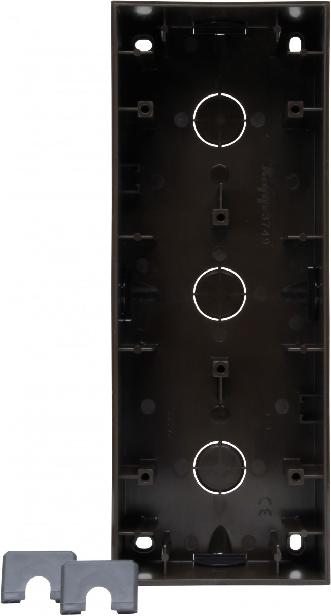 Kopp HK 07 HK07 - opbouwdoos 3-voudig mat-zwart Kopp HK 07 HK07 - opbouwdoos 3-voudig mat-zwart