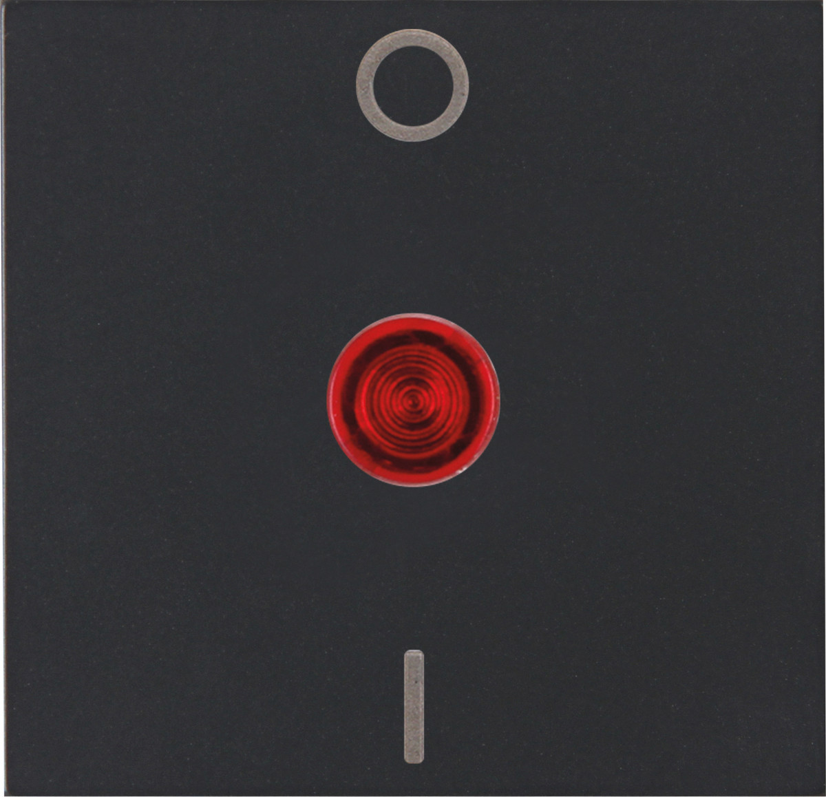 Kopp HK 07 HK07 - wip enkel 2-polig met lens rood, antraciet