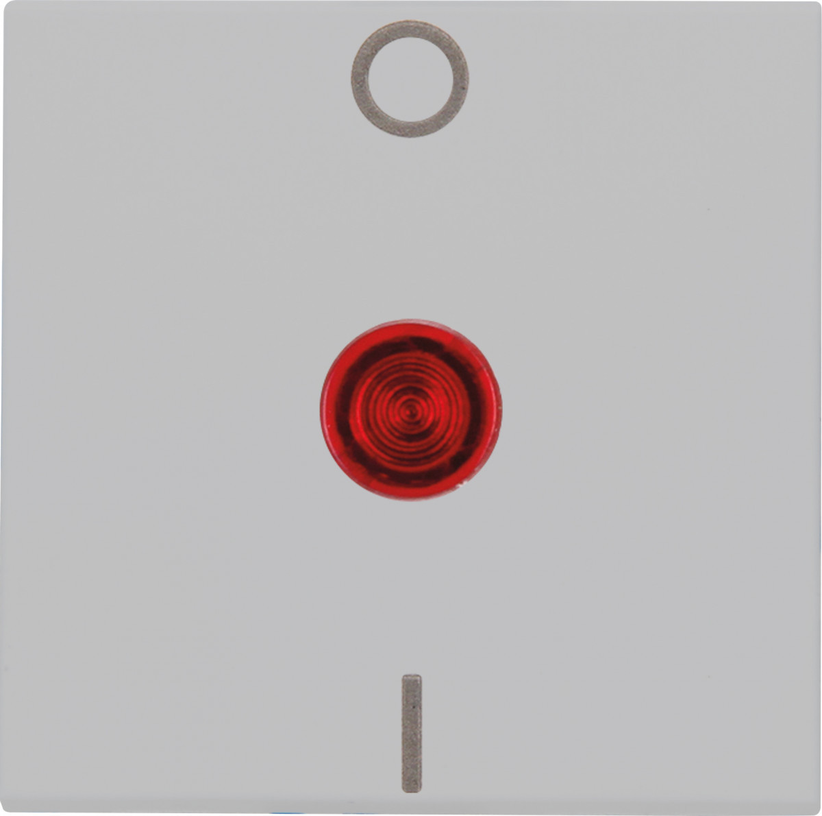 Kopp HK 07 HK07 - wip enkel 2-polig met lens rood, mat-grijs