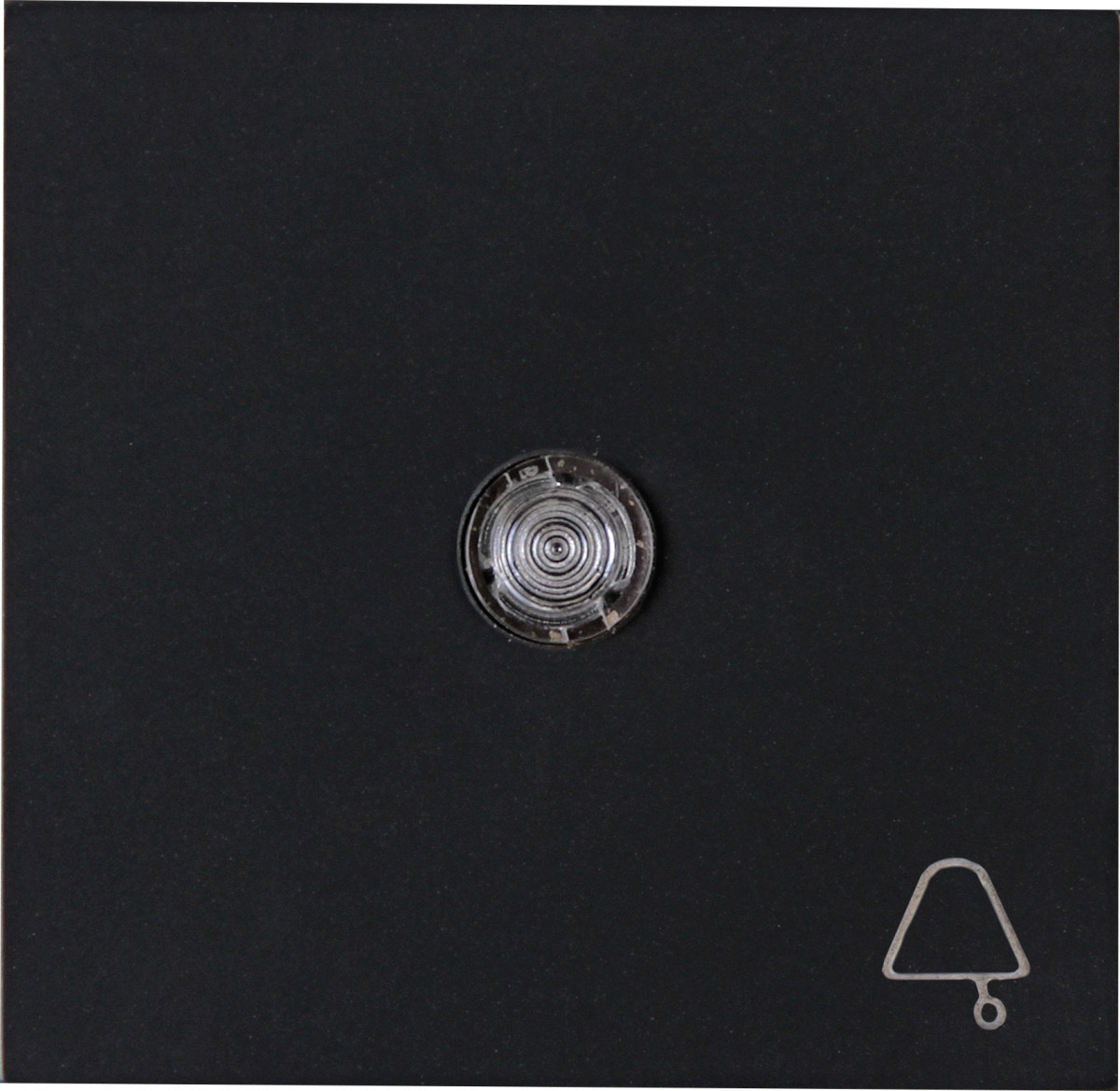 Kopp HK 07 HK07 - wip enkel met lens transparant, symbool "klok", mat-zwart