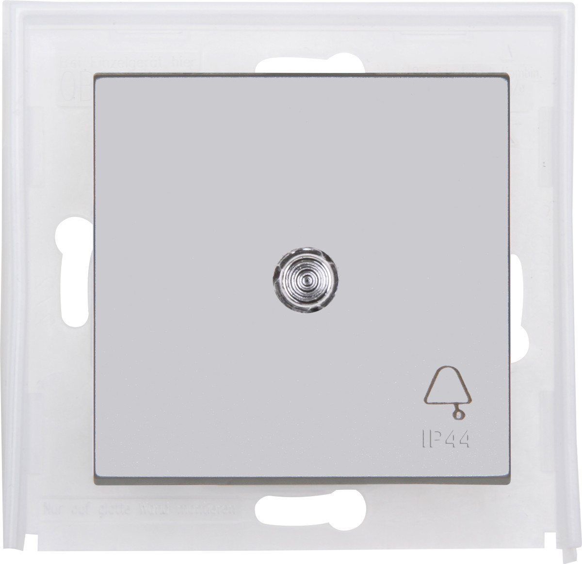 Kopp HK 07 IP44 HK07 Ip44 - wip enkel met lens transp., symbool "klok", ip44, betongri