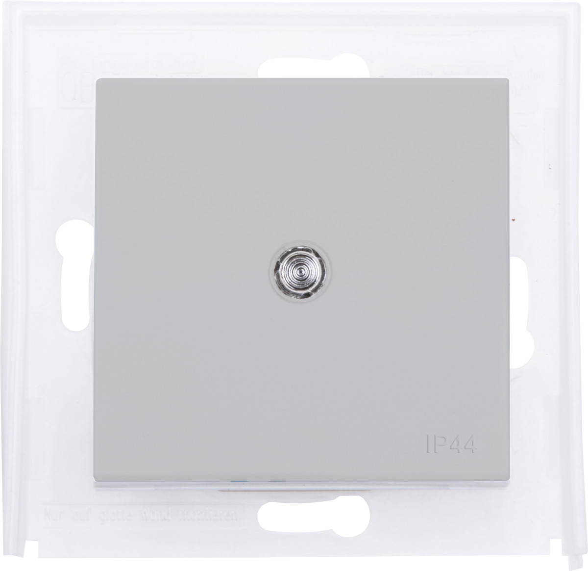 Kopp HK 07 IP44 HK07 - wip enkel met lens transparant, ip44, betongrijs