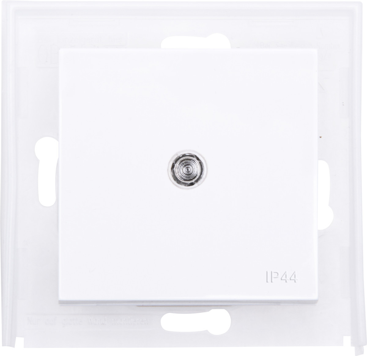 Kopp HK 07 IP44 HK07 - wip enkel met lens transparant, ip44, mat-wit