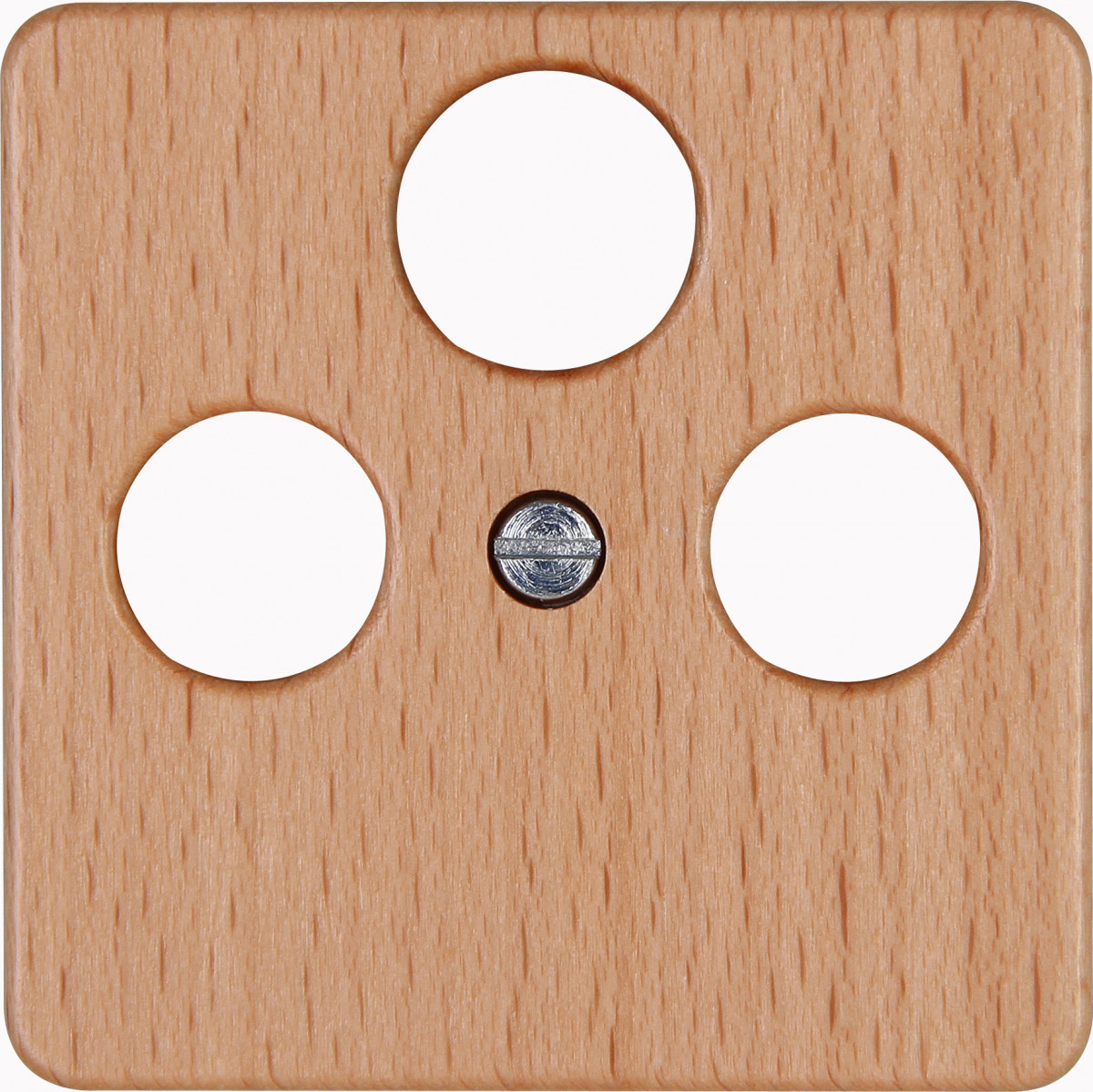 Kopp HK 02 HK02 - afdekplaat TV/FM/sat beuken