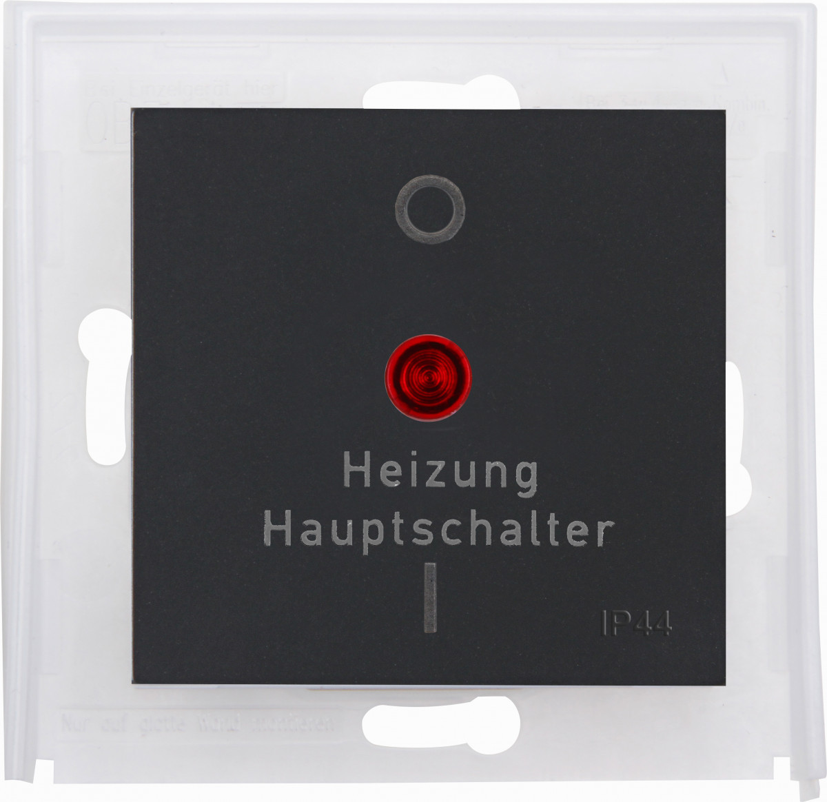 Kopp HK 07 IP44 HK07 Ip44 - wip enkel met lens rood, heizungshauptschalter, ip44, antr