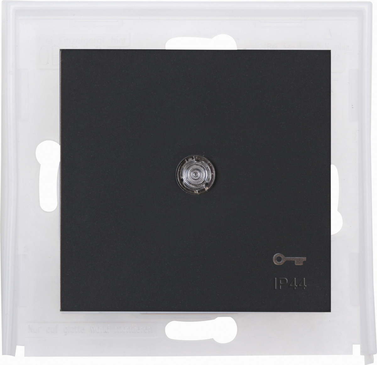 Kopp HK 07 IP44 HK07 Ip44 - wip enkel met lens transp., symbool "sleutel", ip44, antra