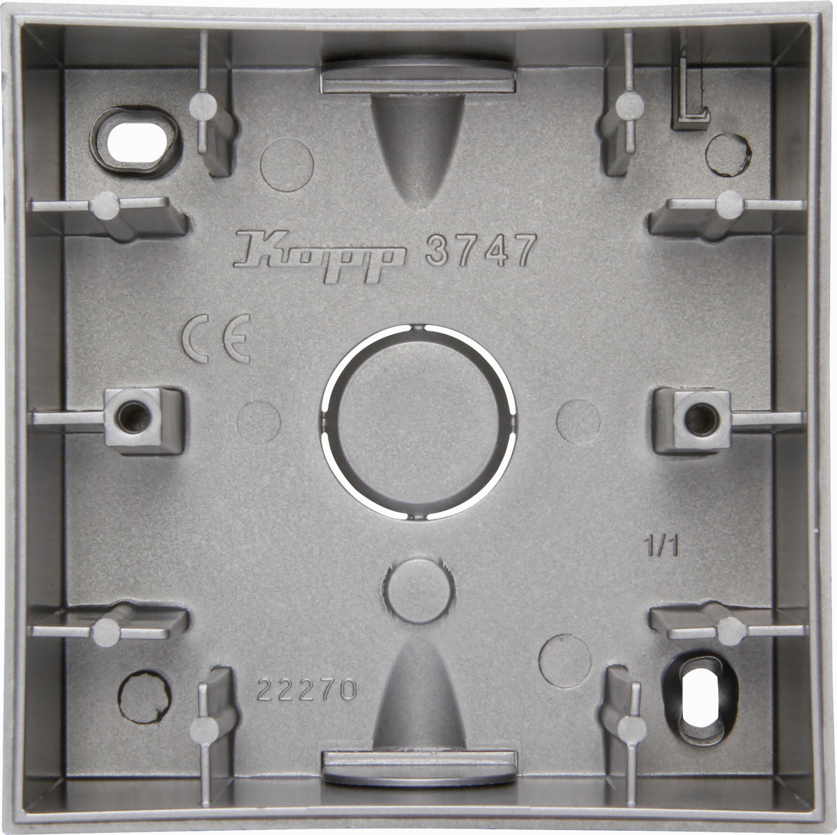 Kopp HK 07 HK07 - opbouwdoos 1-voudig staal