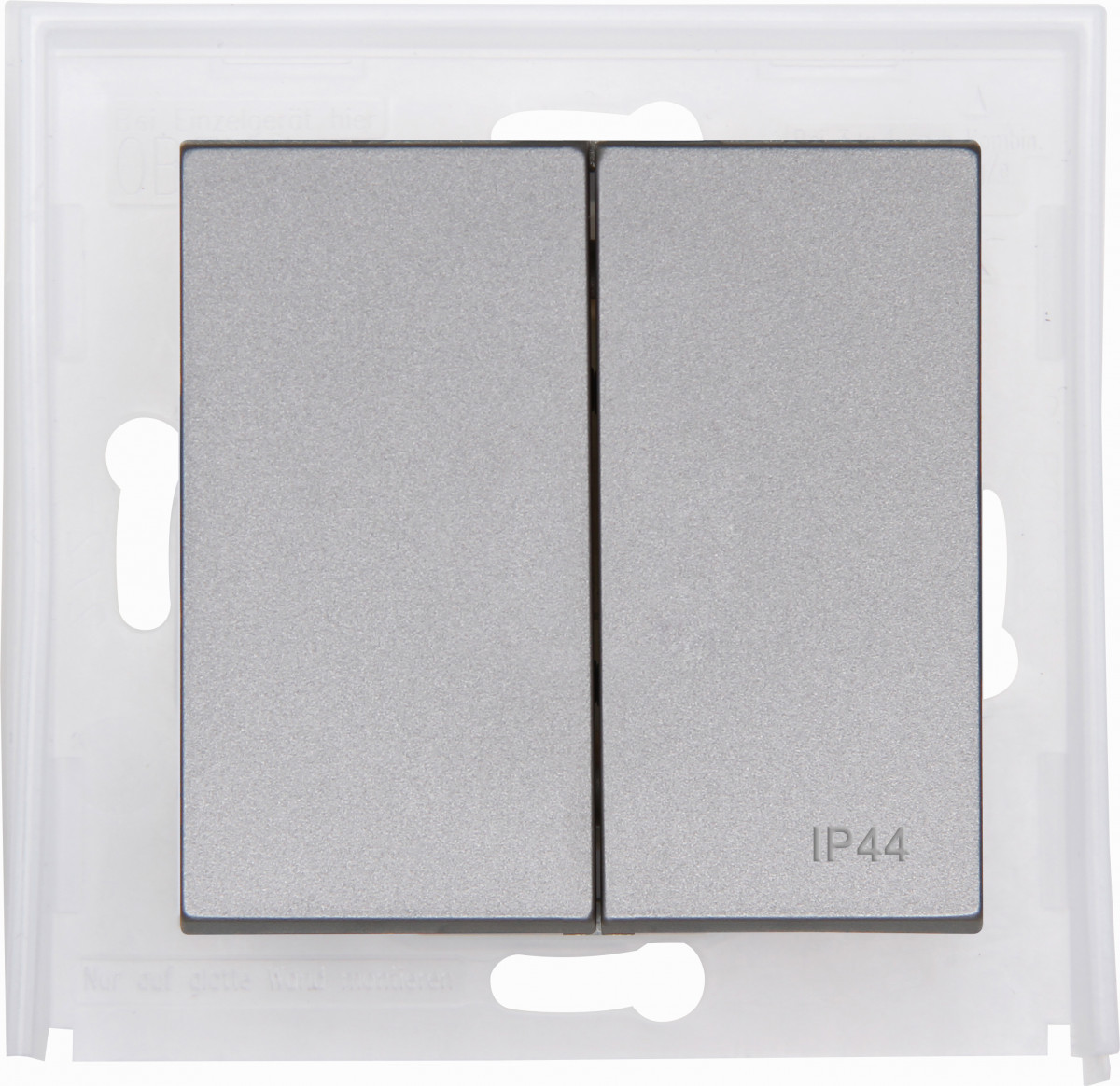 Kopp HK 07 IP44 HK07 Ip44 - wip dubbel ip44, staal Kopp HK 07 IP44 HK07 Ip44 - wip dubbel ip44, staal