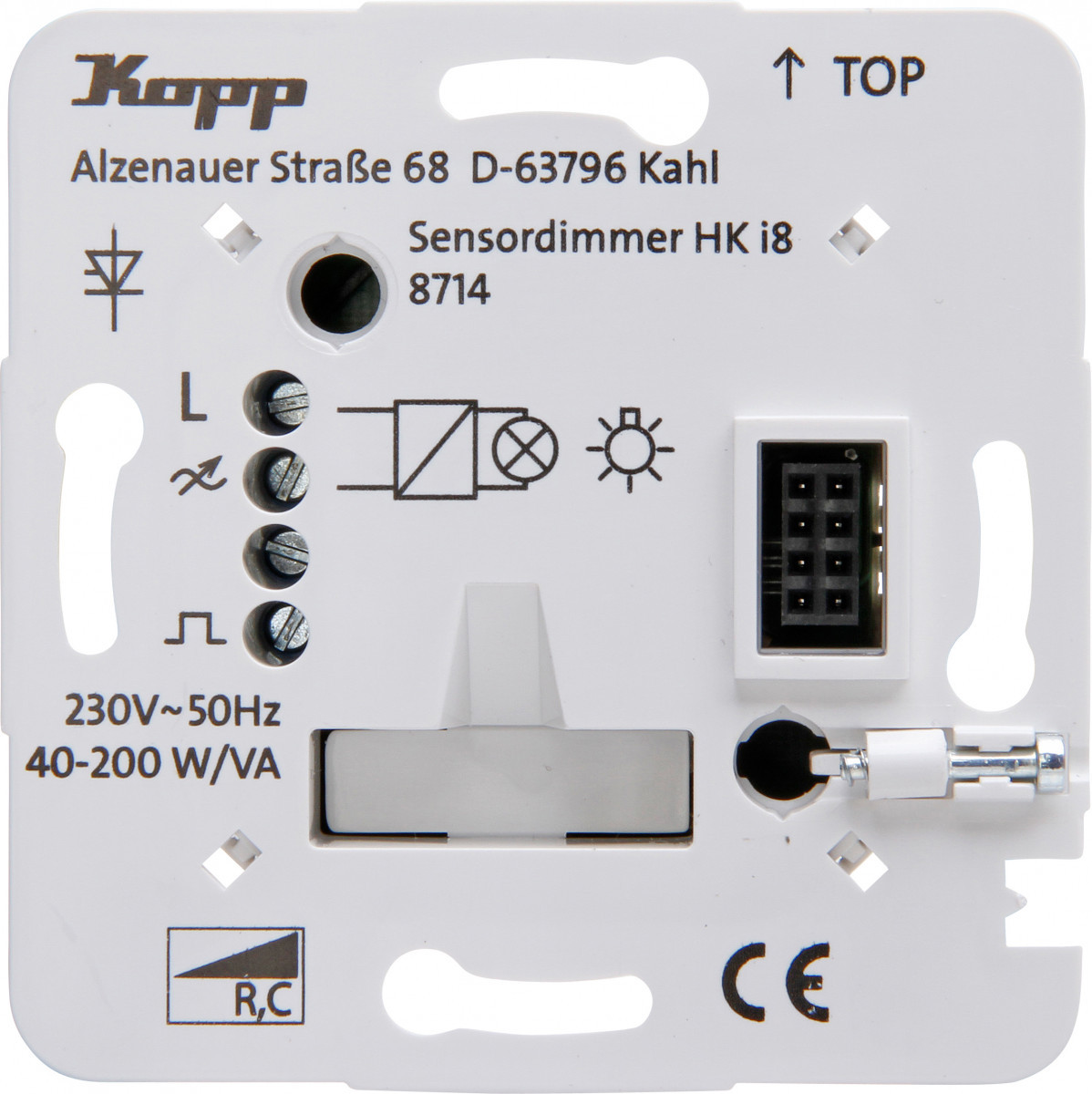 Kopp HK i8 Hki8 - basiselement dimmer RC 40-200W