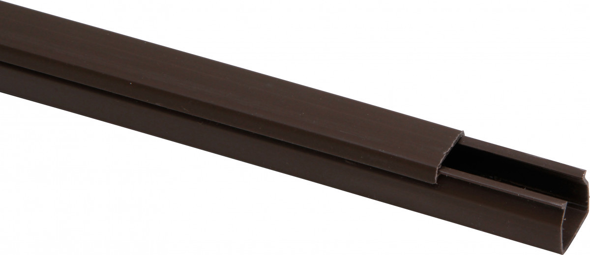 Kopp Kabelkanalen Kabelkanaal 15x15 MM, deksel, 2M, bruin