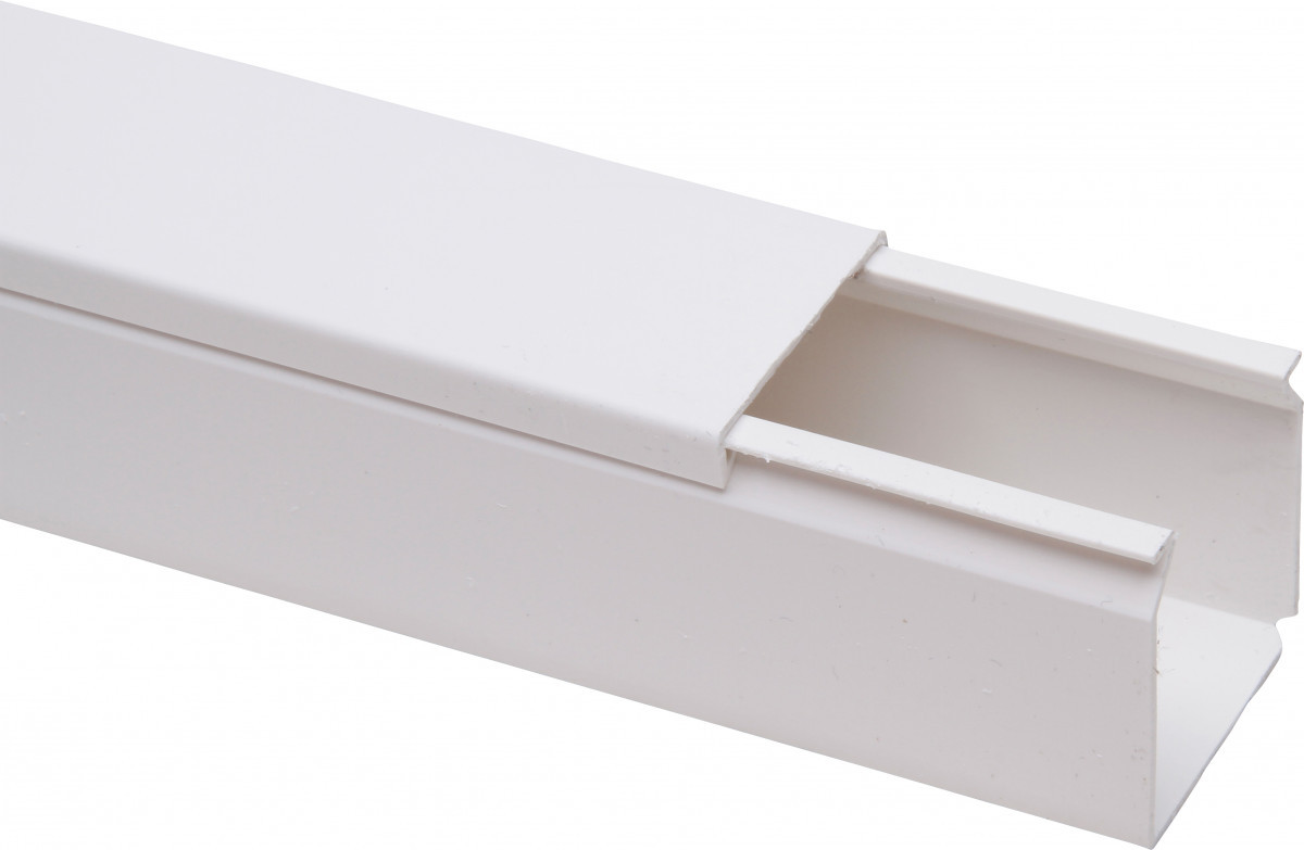 Kopp Kabelkanalen Kabelkanaal 40x40 MM, deksel, 2M, wit