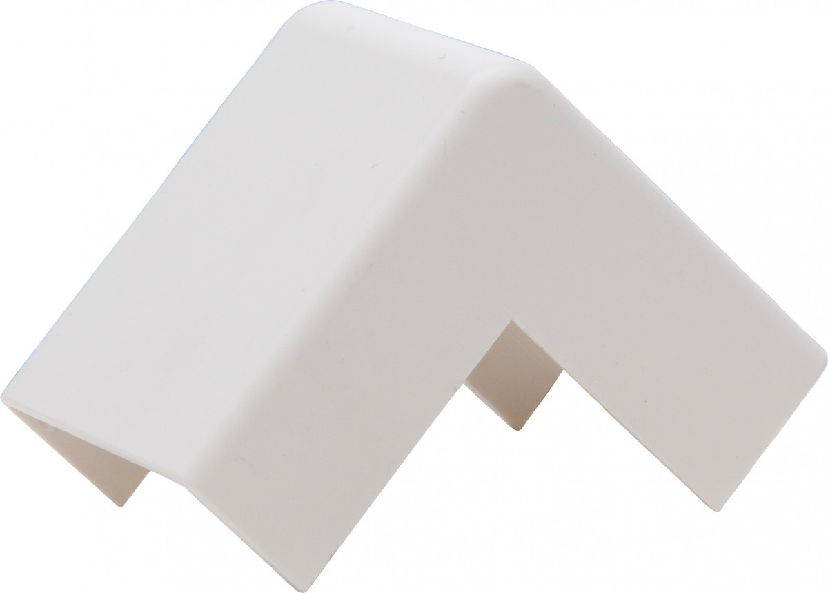 Kopp Kabelkanaal toebehoren Buitenhoek Goot, breedte kanaal: 10MM, wit, 4ST